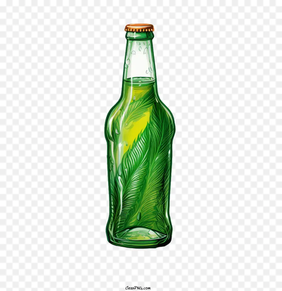 Bira şişesi，Yeşil şişe PNG