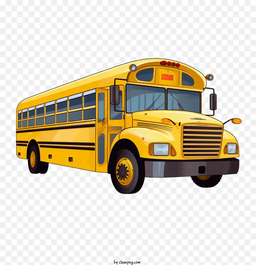 Okul Otobüsü，Sarı PNG
