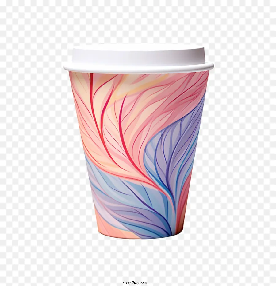 Kağıt Kahve Fincanı，Renkli PNG