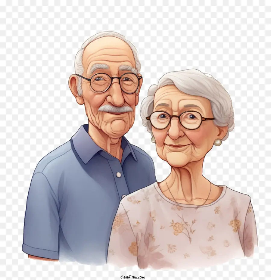 Uluslararası Yaşlılar Günü，Yaşlı çiftin PNG