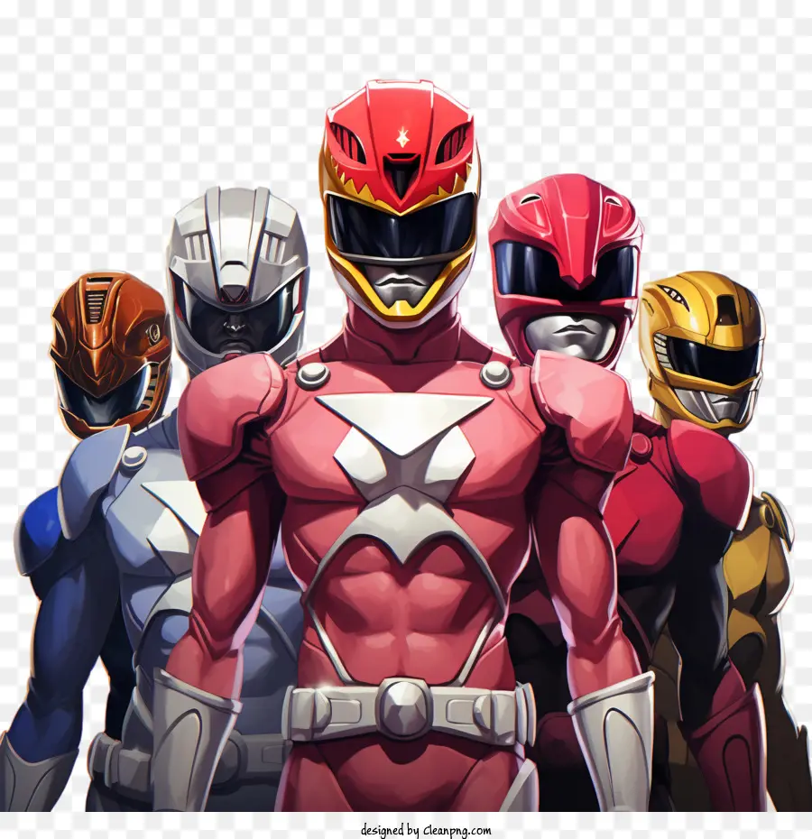 Ulusal Power Rangers Günü，Güç Rangerları PNG