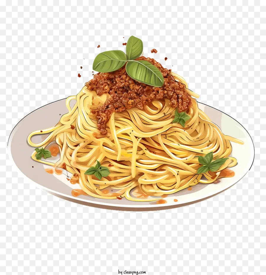 Spagetti，Domates Sosu PNG