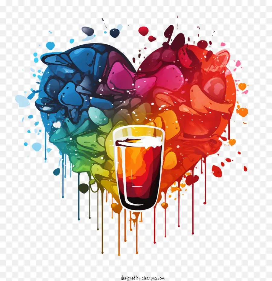 Bira Aşıklar Günü，Renkli PNG