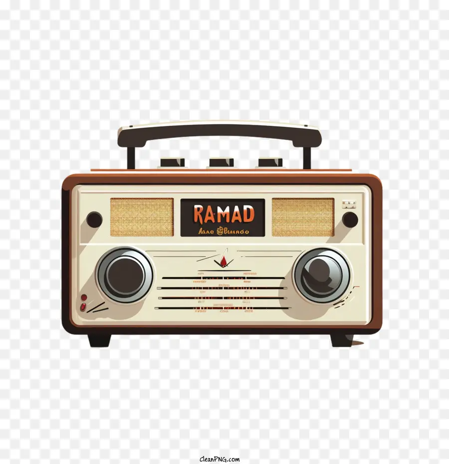 Ulusal Radyo Günü，Vintage Radyo PNG