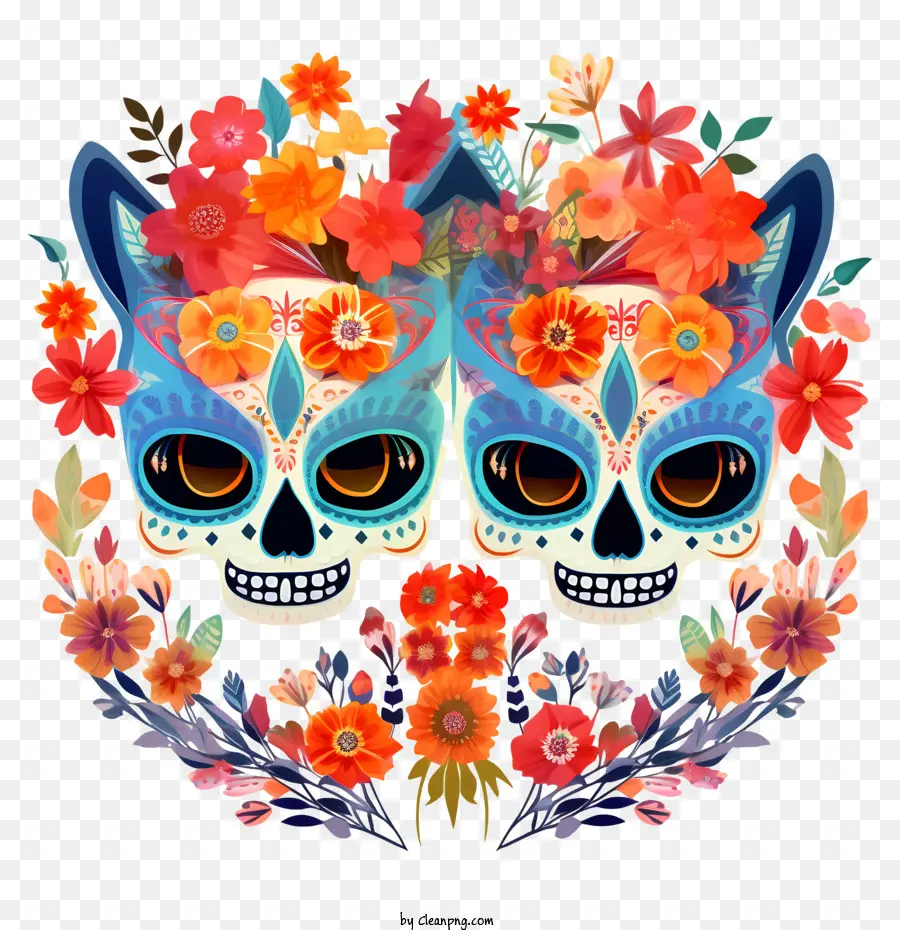 Dia De Los Muertos，Ölülerin Günü PNG