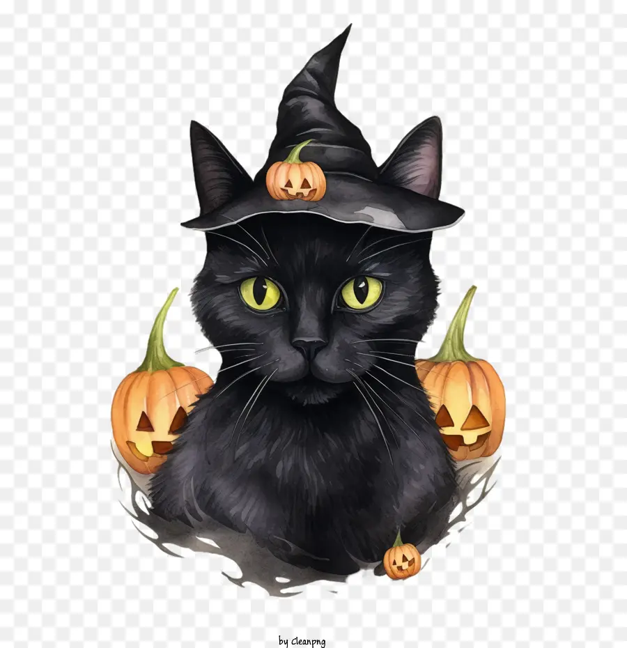 Cadılar Bayramı，Siyah Kedi PNG