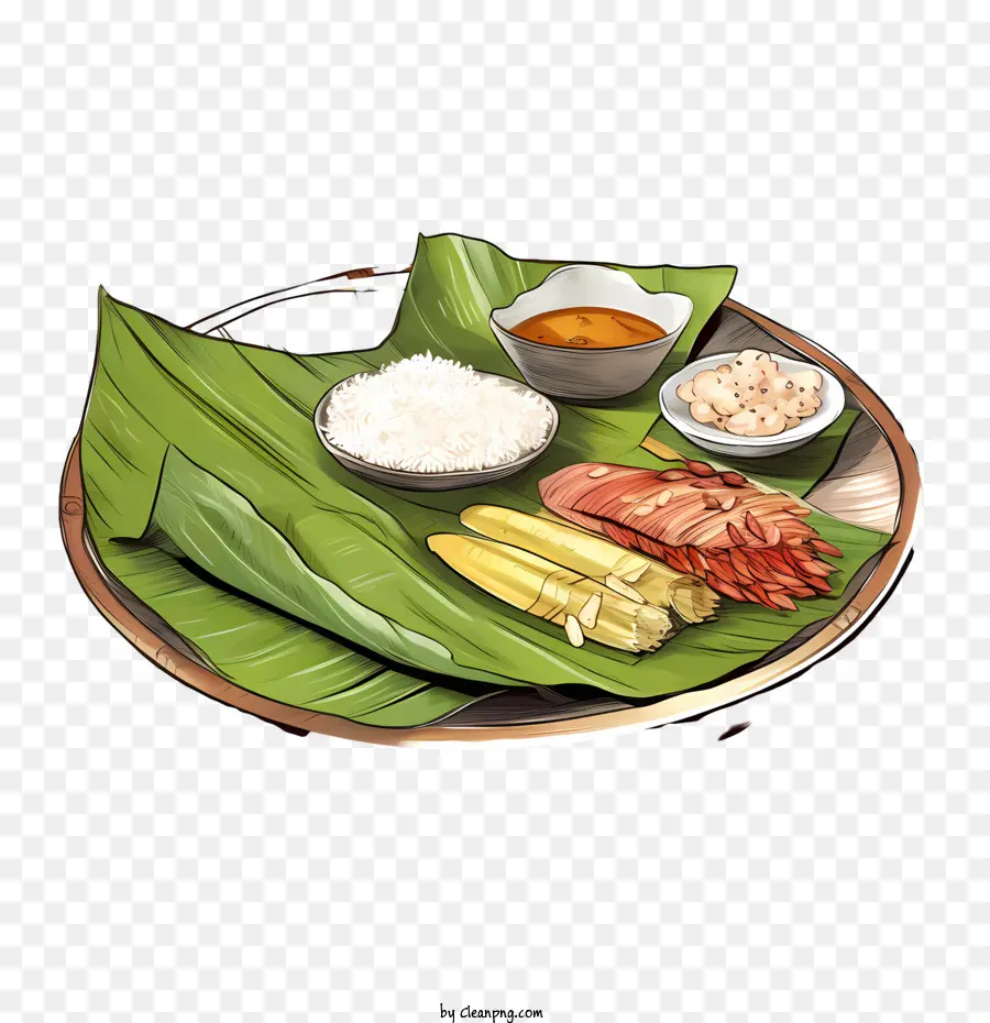 Onam Sadya Gıda，Geleneksel Yemek PNG