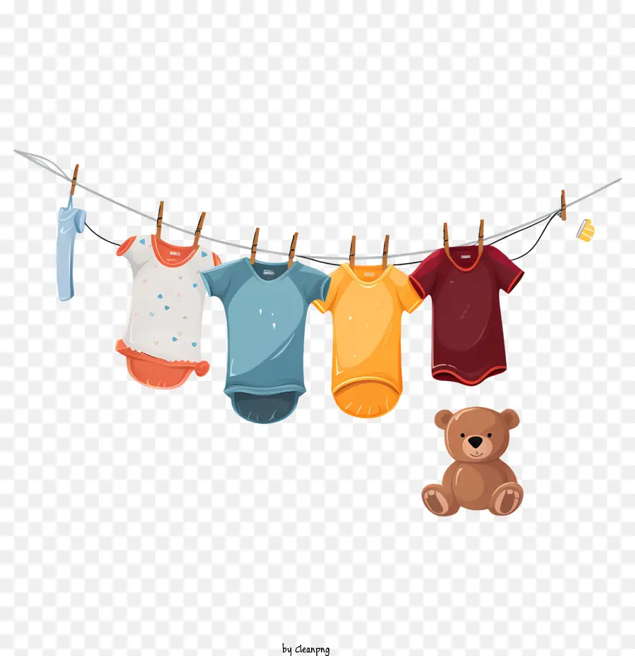 Asılı Giysi，Bebek Kıyafetleri PNG