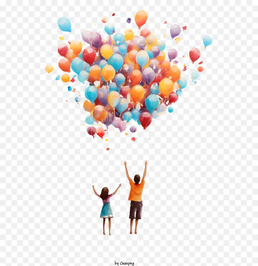 Ulusal Mutluluk Gün Olur，Balonlar PNG