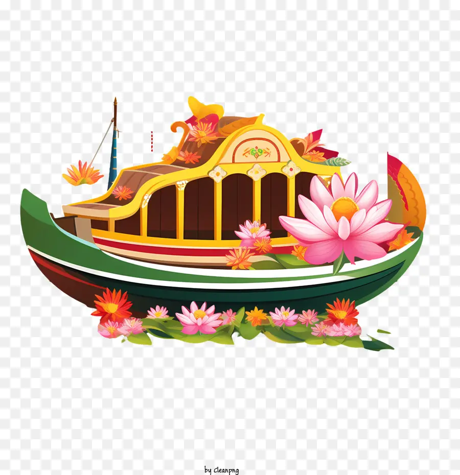 Onam Tekne，Dekoratif Tekne PNG