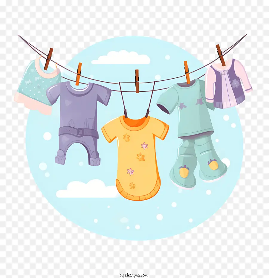 Asılı Giysi，Bebek Kıyafetleri PNG