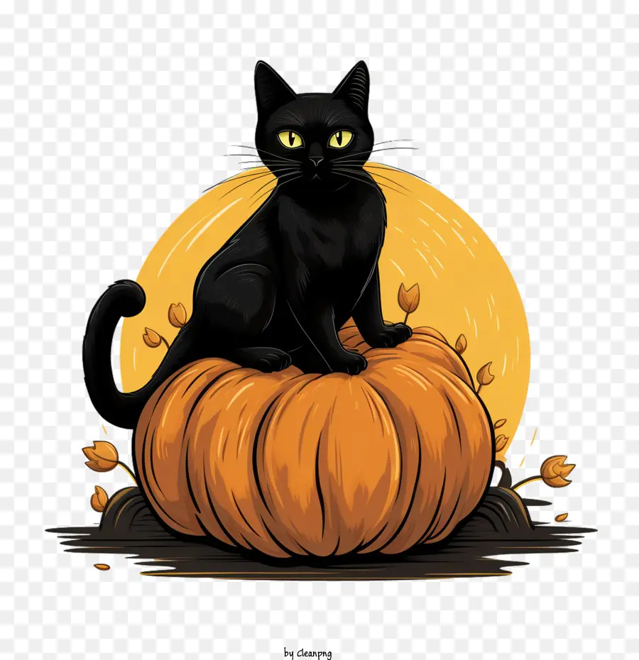 Cadılar Bayramı，Siyah Kedi PNG
