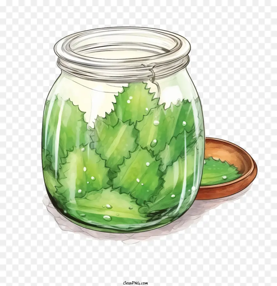 Aloe Vera，Kavanoz PNG