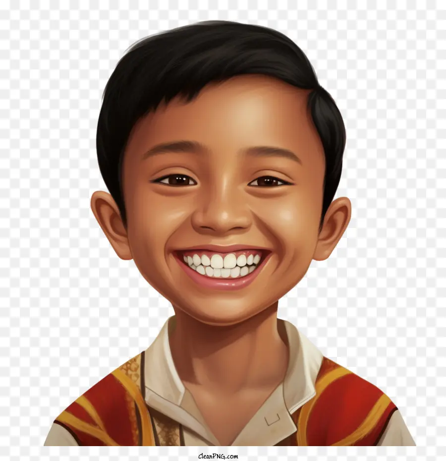 Dünya Gülümseme Günü，Gülümseyen çocuk PNG