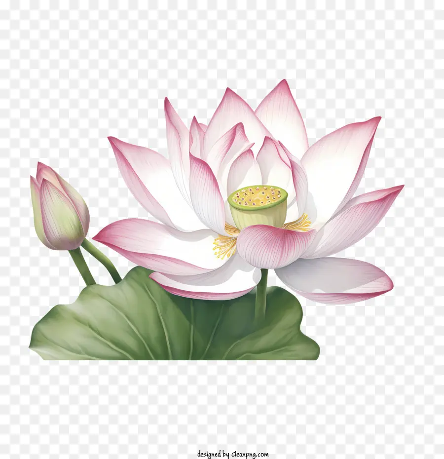 Nilüfer Çiçeği，Pembe Lotus Çiçeği PNG