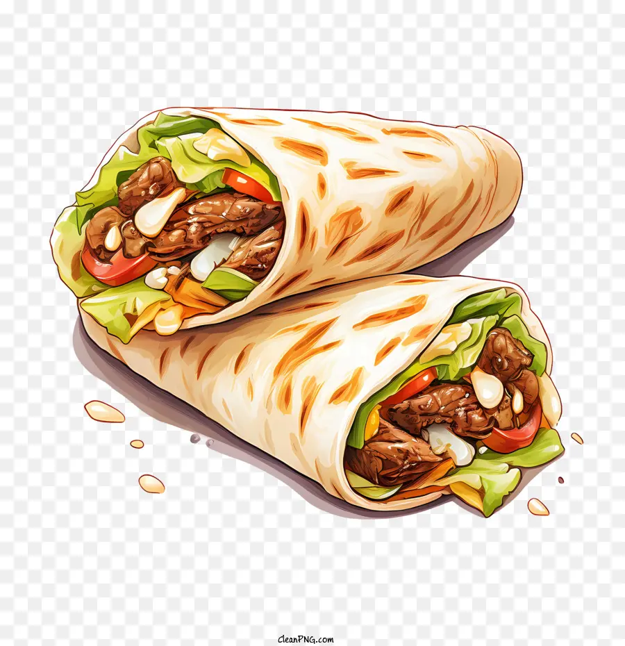 Ulusal Shawarma Günü，Shawarma Sararları PNG