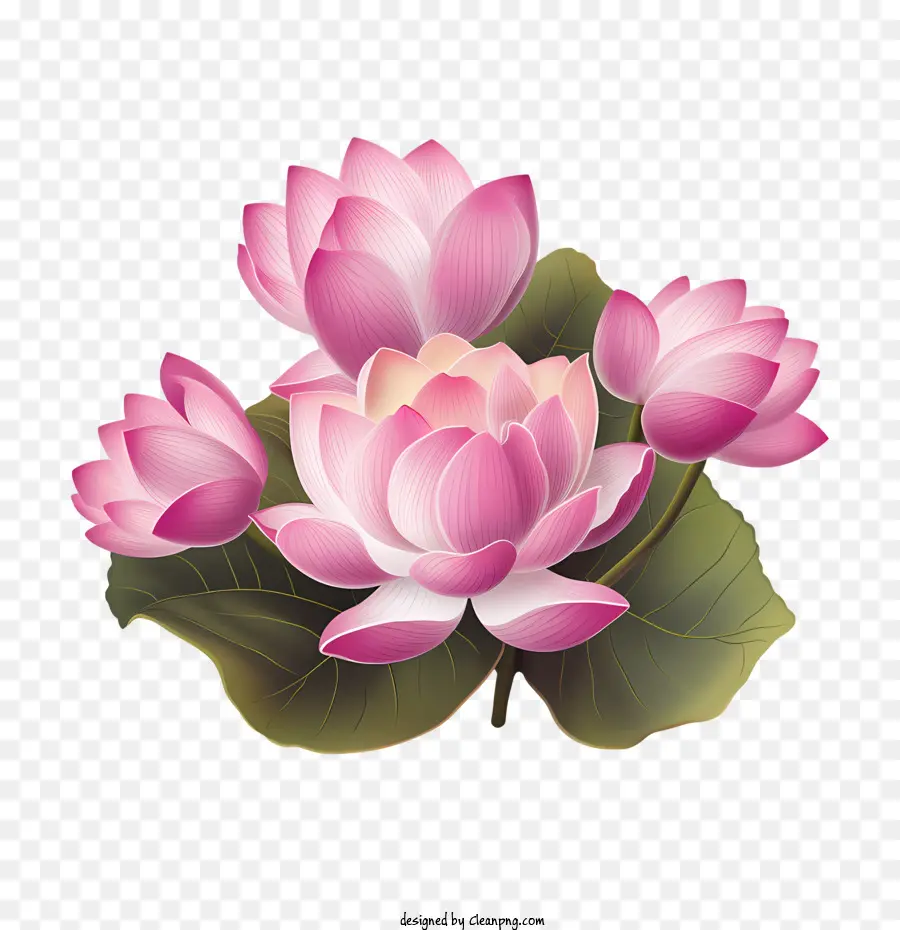 Nilüfer Çiçeği，Pembe Lotus Çiçeği PNG