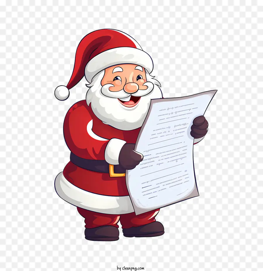 Santas Liste Günü，Noel PNG