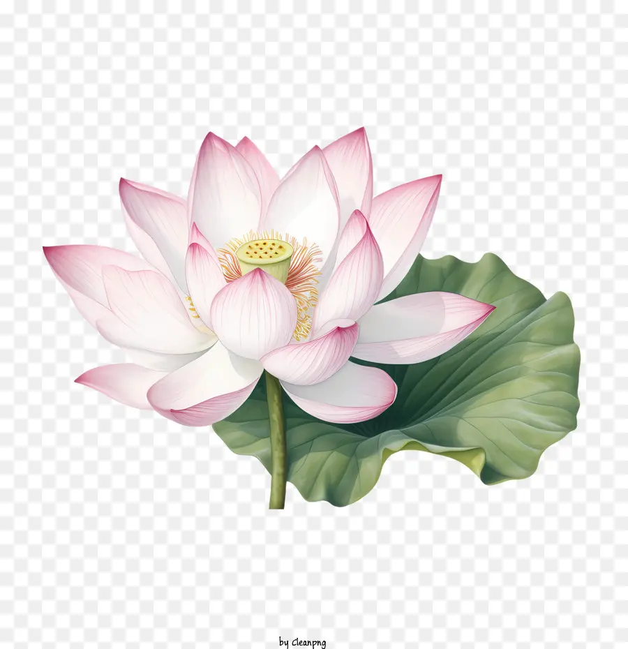 Nilüfer Çiçeği，Pembe Lotus Çiçeği PNG