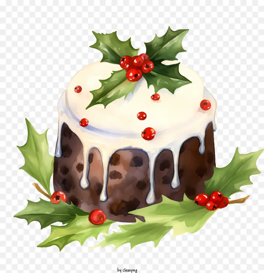 Noel Pudingi，çikolatalı Kek PNG