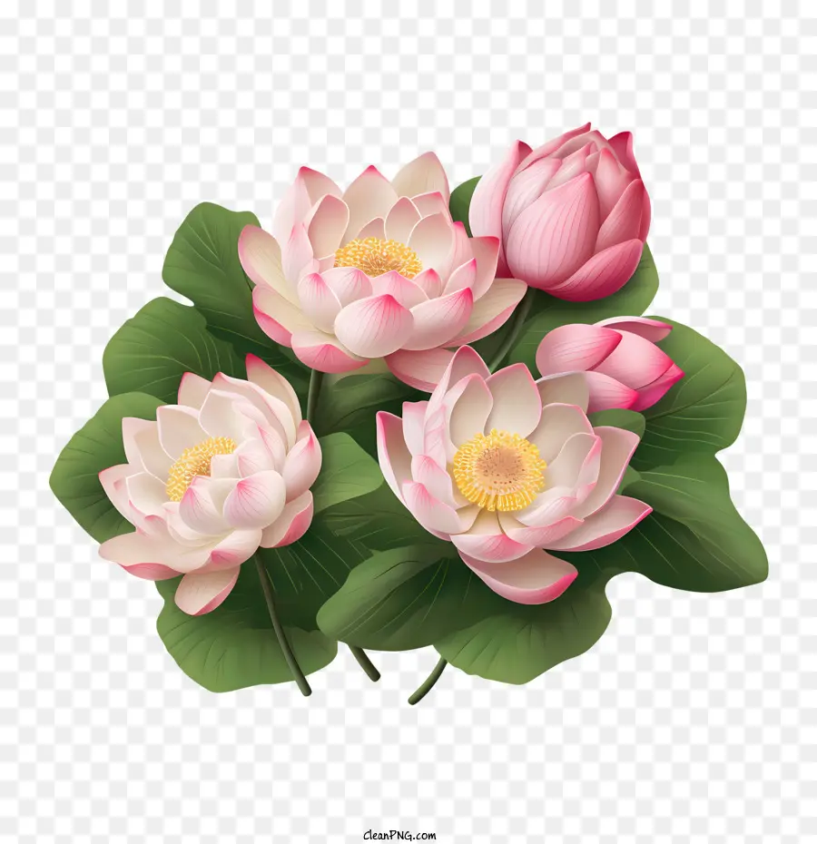 Nilüfer Çiçeği，Pembe Lotus Çiçeği PNG