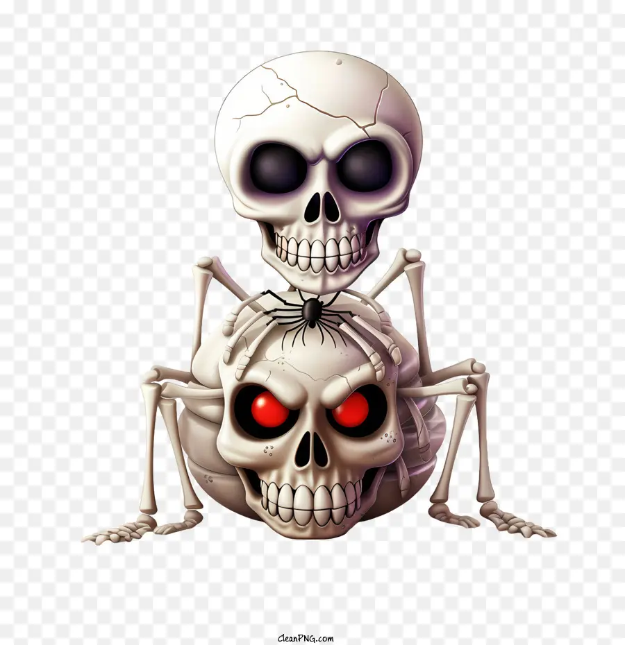 Cadılar Bayramı Kafatası，İskeletler PNG