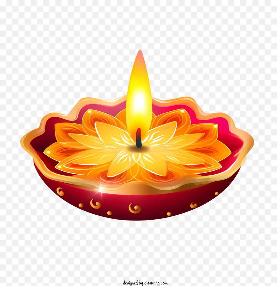 Diwali，Diya Yağ Lambası PNG