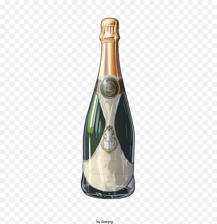 şampanya，şişe PNG