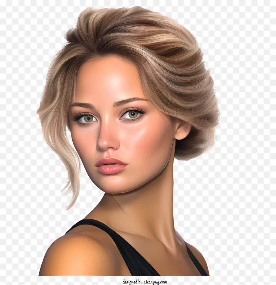 Jennifer Lawrence，Sarışın Kadın PNG