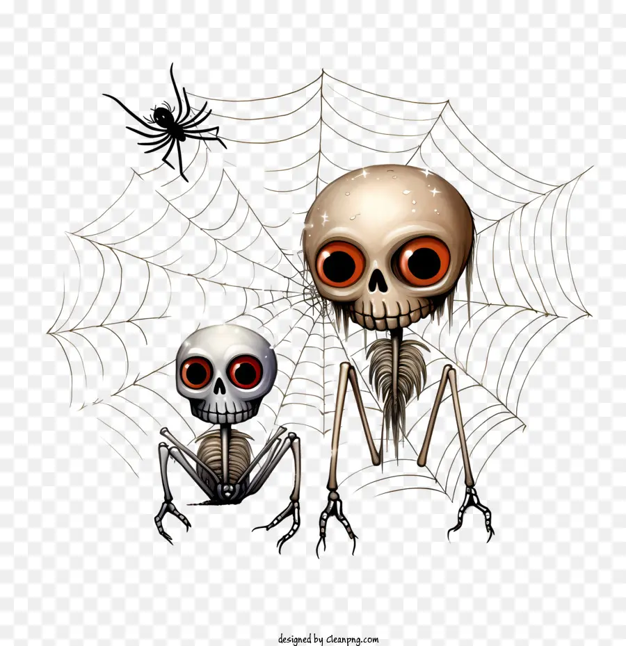 Cadılar Bayramı Kafatası，İskeletler PNG