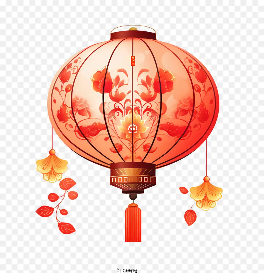 Çin Feneri，çiçek PNG
