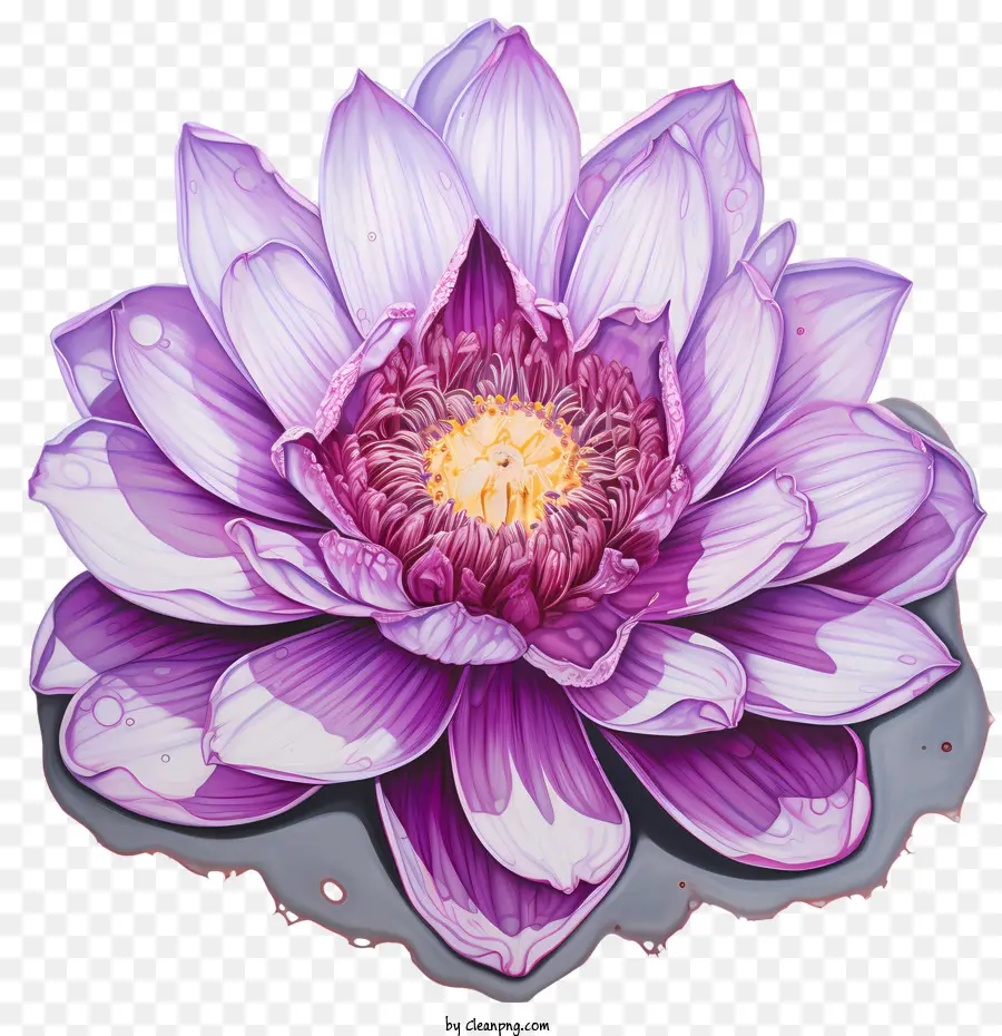 Lotus çiçeği，Mor PNG