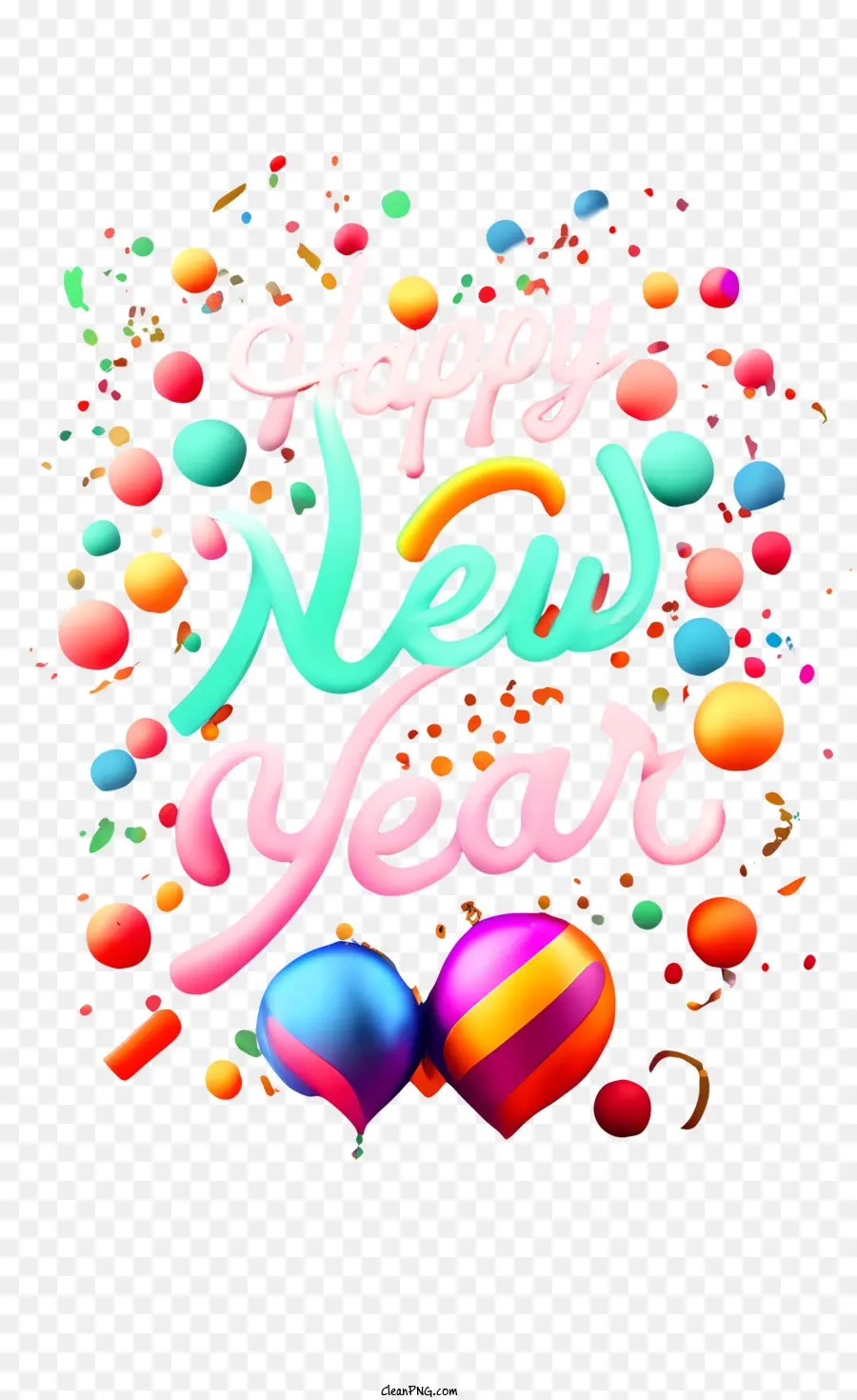 2024 Yeni Yıl，Yeni Yılınız Kutlu Olsun PNG