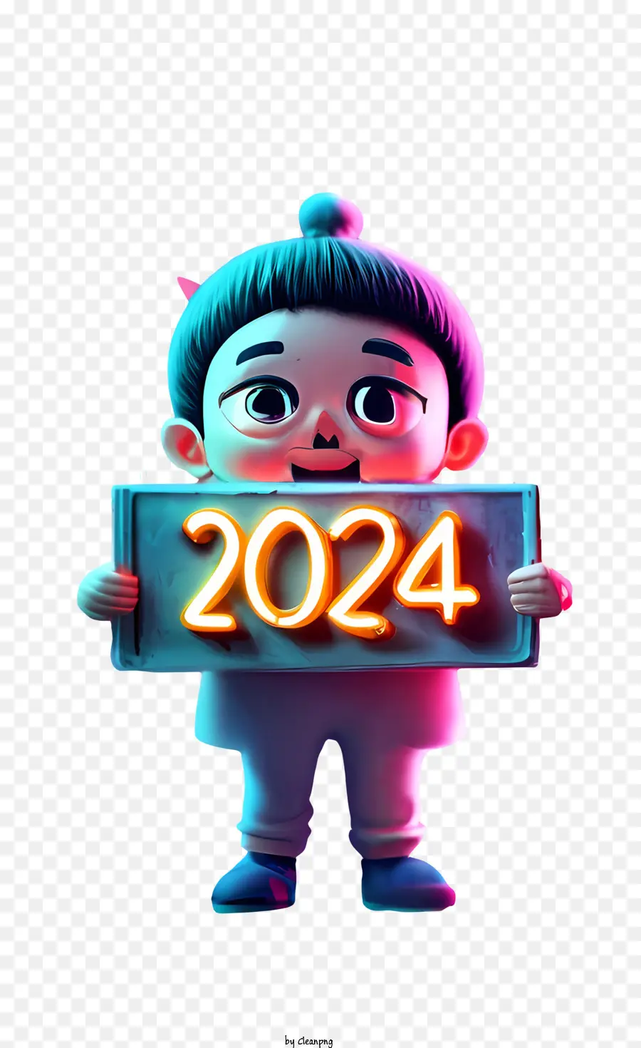 2024 Yeni Yıl，2024 Mutlu Yıllar PNG