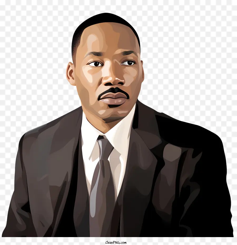 Martin Luther King，Takım Elbiseli Adam PNG