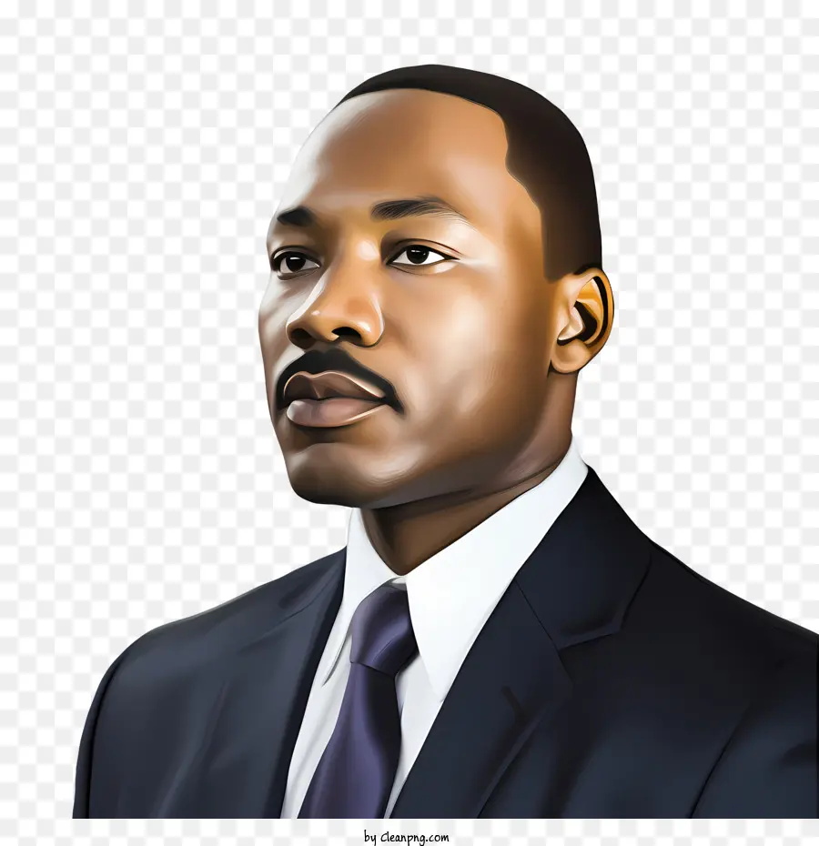 Martin Luther King，Takım Elbiseli Adam PNG