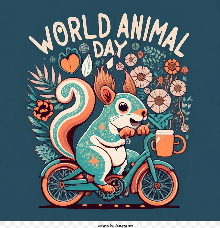 Dünya Hayvanlar Günü，Sincap PNG