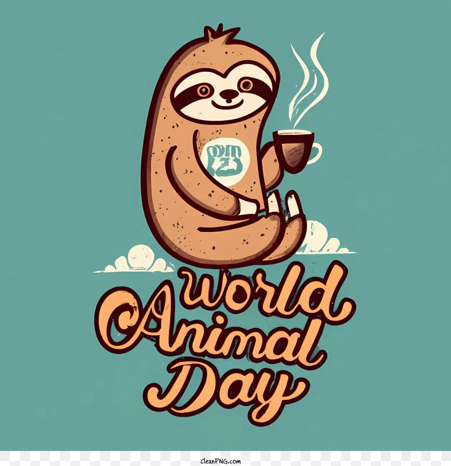 Dünya Hayvanlar Günü，Tembellik PNG