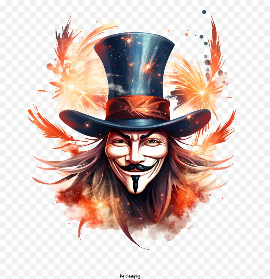 Guy Fawkes Günü，Guy Fawkes Maskesi PNG