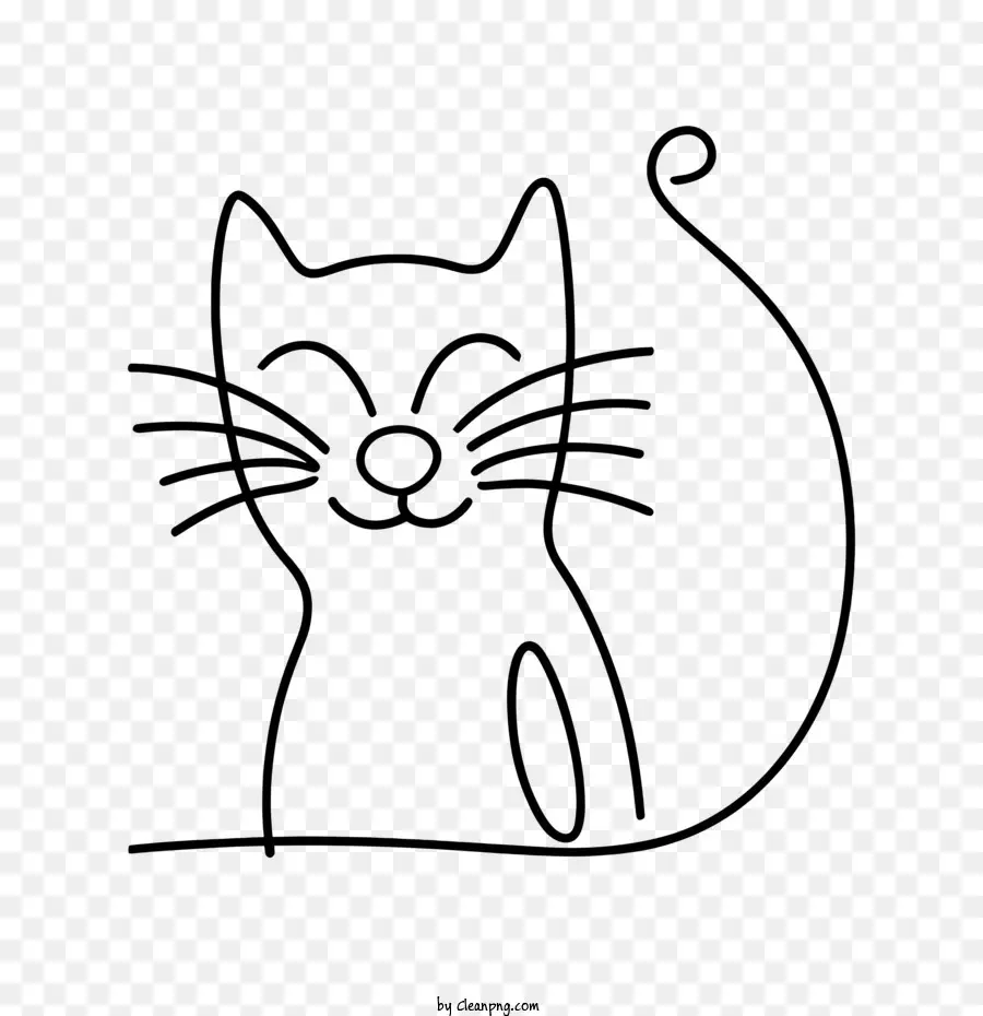 Elle çizilmiş Kedi，Kedi PNG