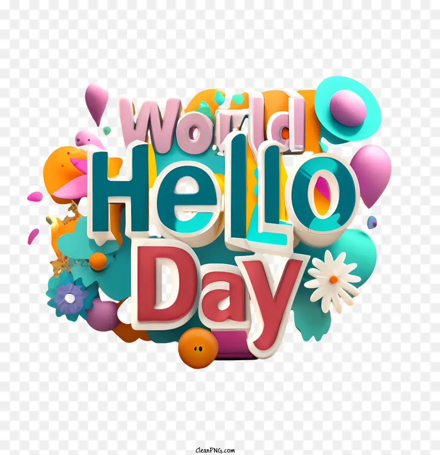 Dünya Merhaba Günü，Merhaba PNG