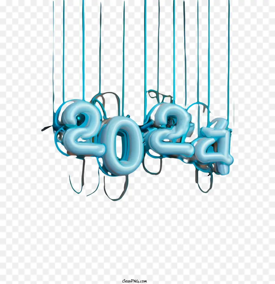 2024 Yeni Yıl，Yeni Yılınız Kutlu Olsun PNG
