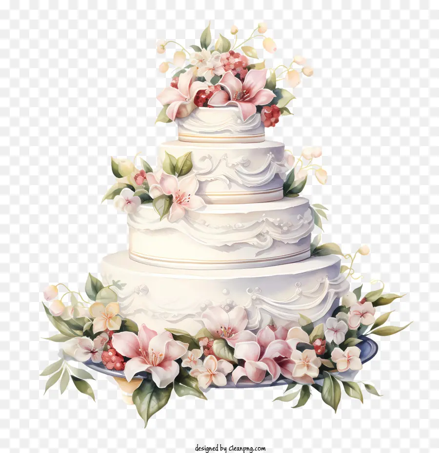 Düğün Pastası，Dekoratif PNG