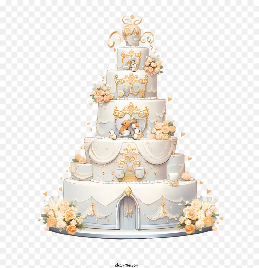 Düğün Pastası，Lüks PNG