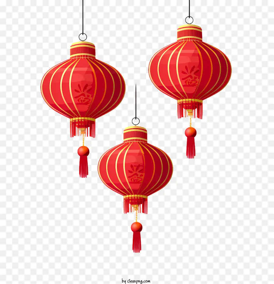 Çin Feneri，Kırmızı PNG