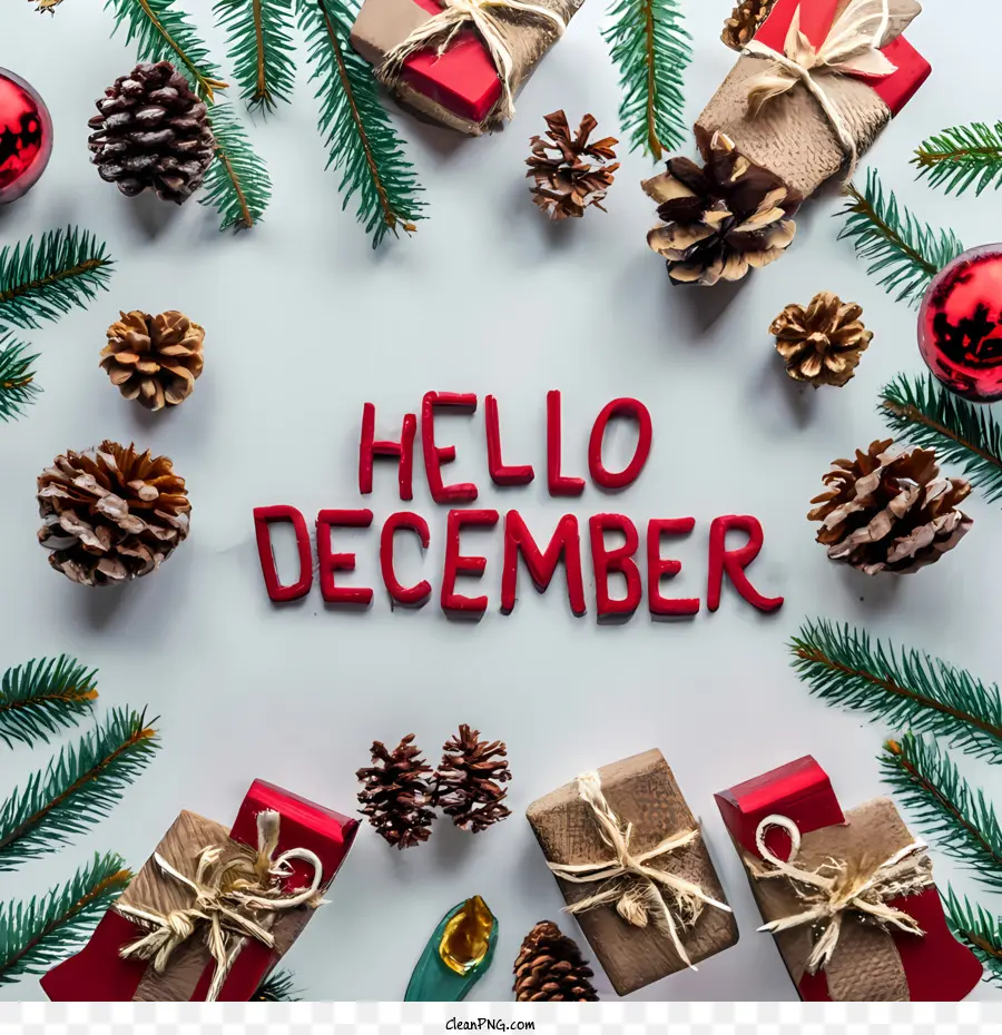 Merhaba Aralık，Noel Hediyeleri PNG
