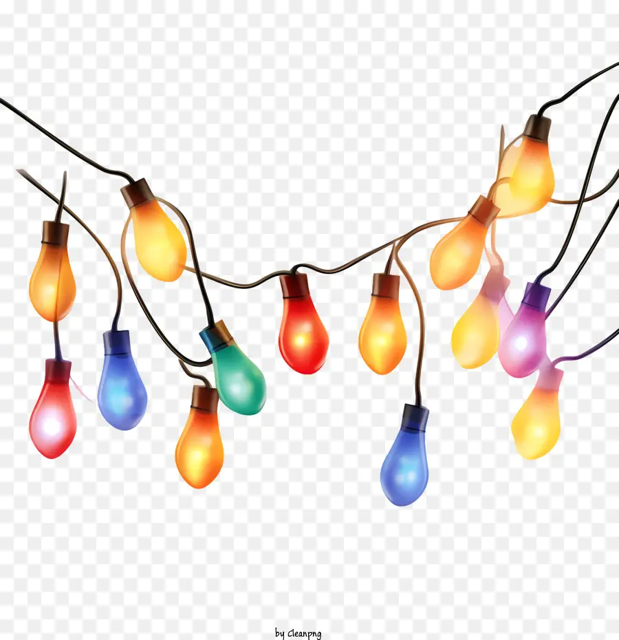 Noel ışıkları，Dize ışıkları PNG