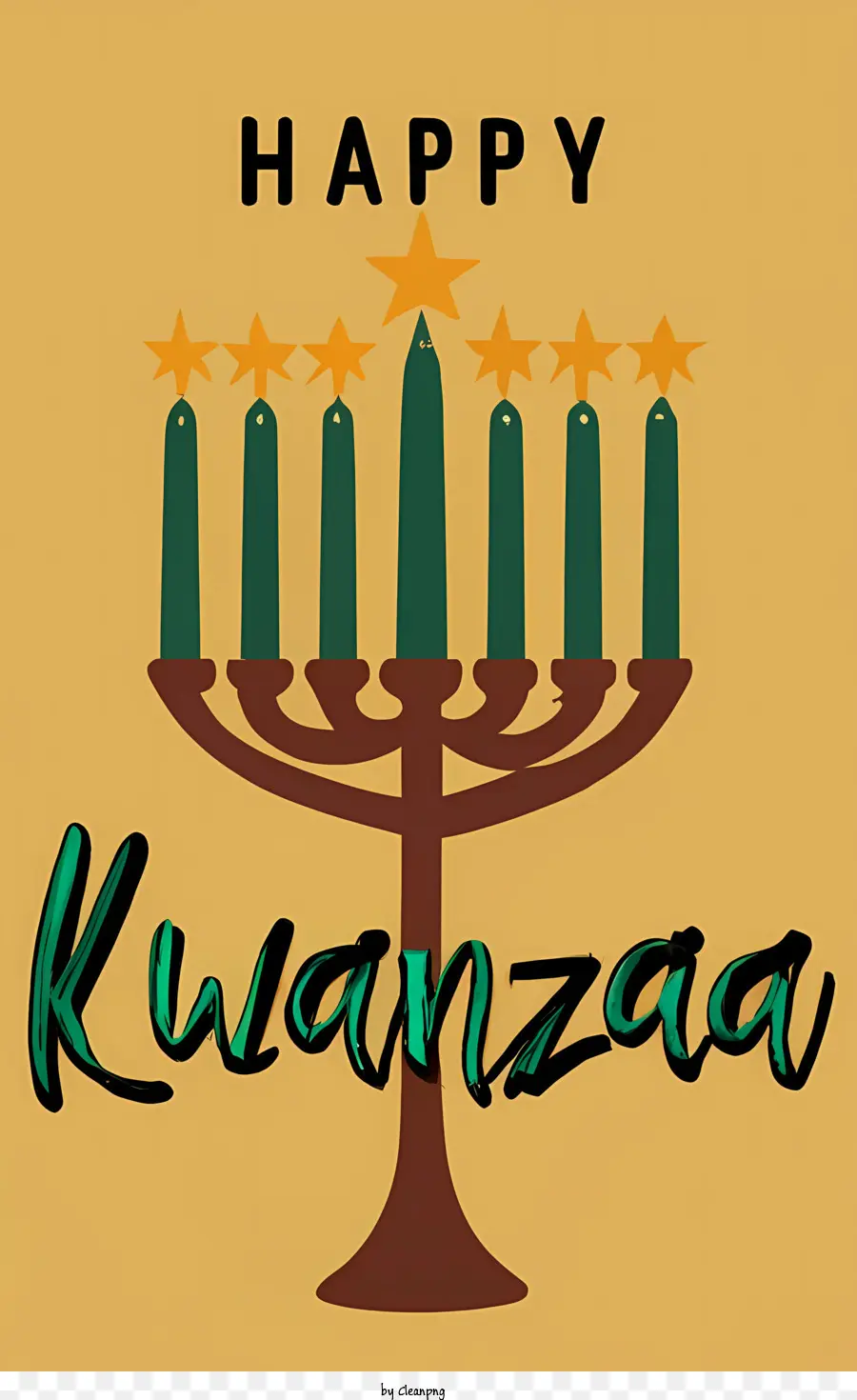 Mutlu Kwanzaa，Menora PNG