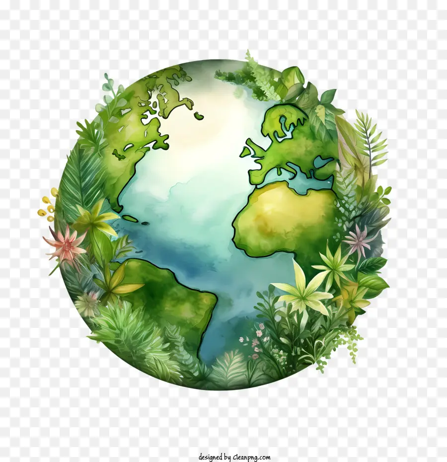 Yeşil Gezegen，Yeşil Dünya PNG