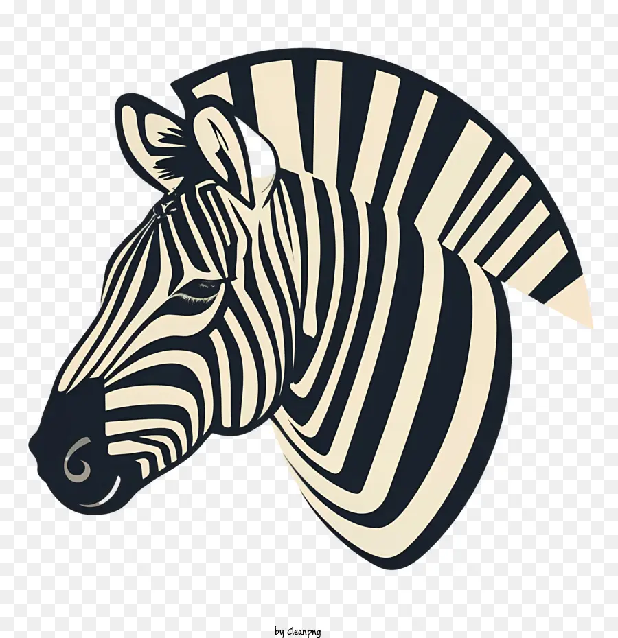 Zebra Logosu，Zebra Kafası PNG